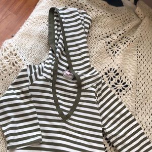 One Step Up women’s top size M 65% cotton hoodie